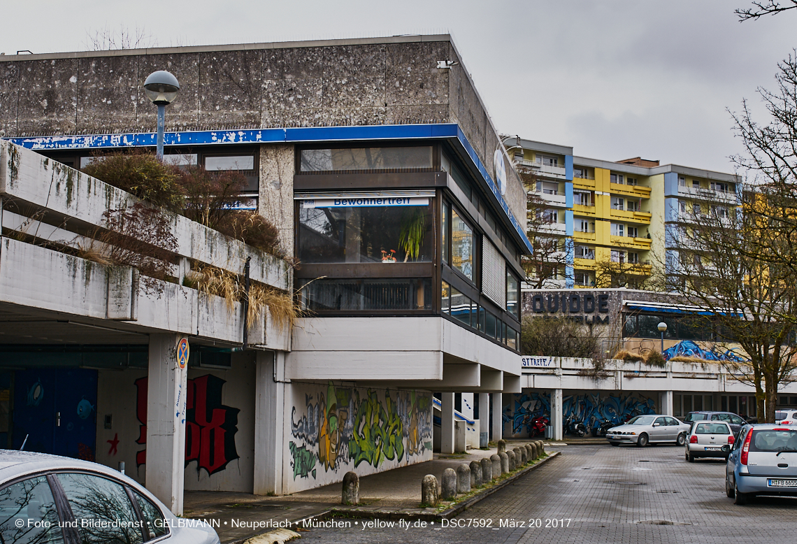 21.03.2017 - Abrissbaustelle Quiddezentrum in Neuperlach